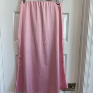 Pink A-Line Skirt